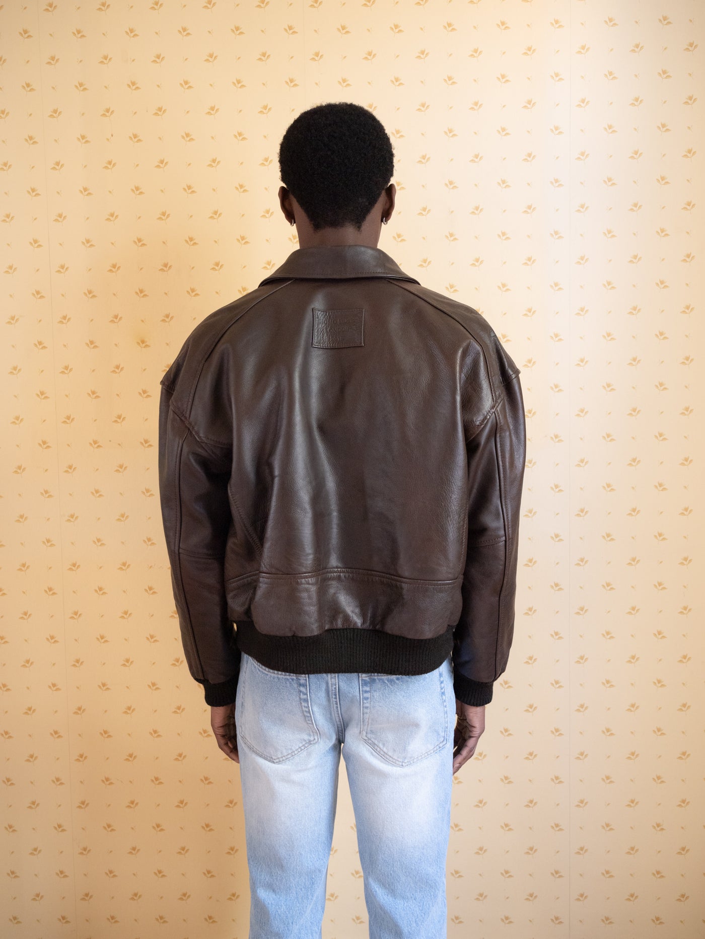 Leather Bomber Jacket