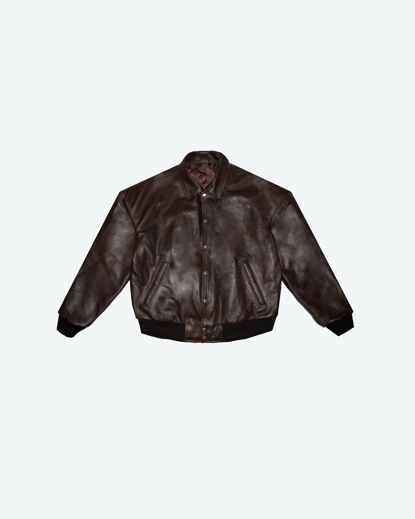 Leather Bomber Jacket